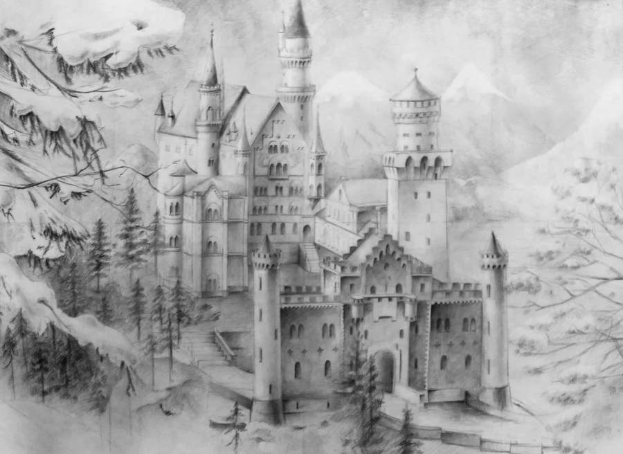 Как нарисовать дом своими руками поэтапно: инструкция создания рисунков карандашами и красками