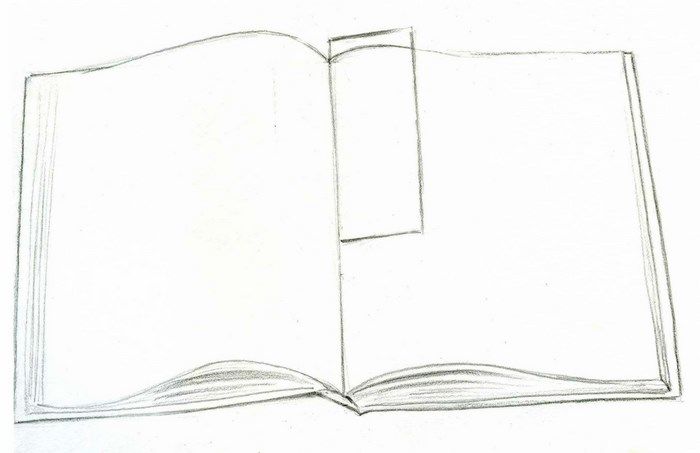 Как нарисовать книгу карандашом поэтапно легко и просто